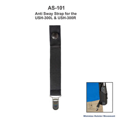 Anti sway strap AS-101 for USH-300L & USH-300R on a white background